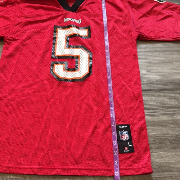 Tampa Bay Buccaneers youth large jersey #5 Freeman NFL Reebok 14 16 football - Picture 4 of 7